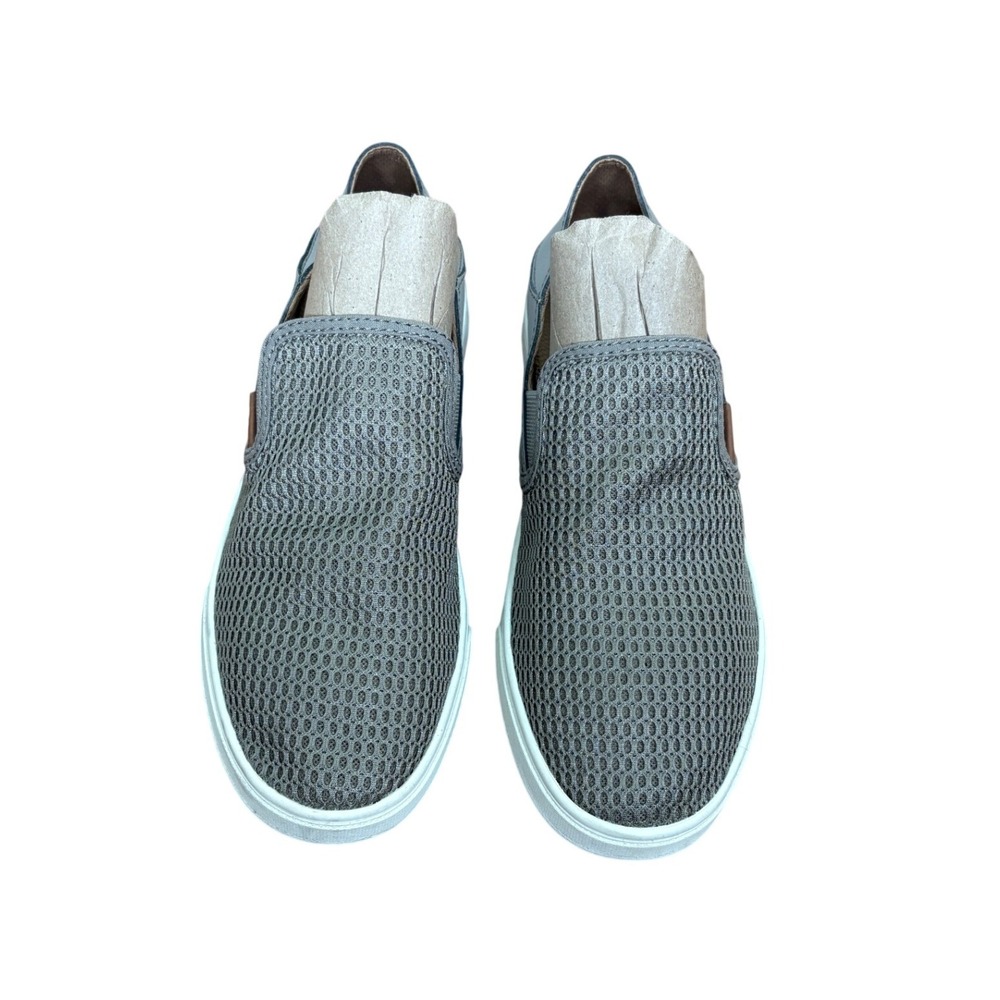 Olukai Pehuea Green Gray Mesh Slip On Sneakers Women Shoes Drop In Heel size 8